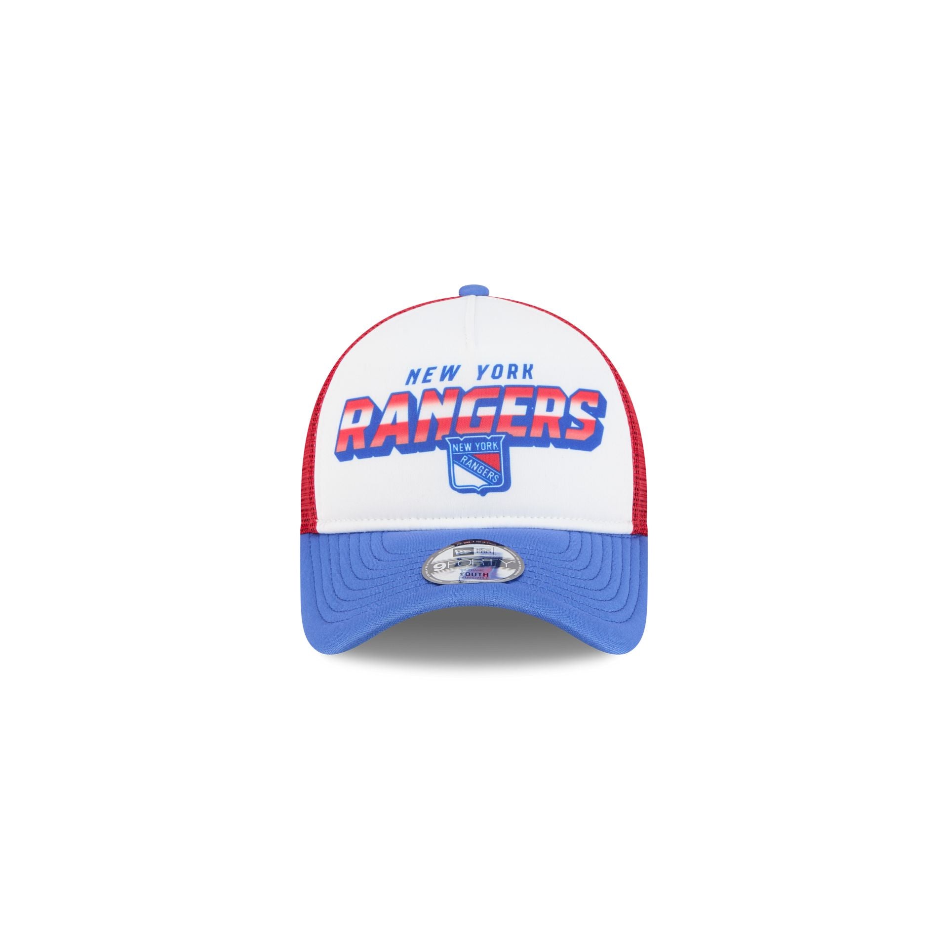New York Rangers Shine Kids 9FORTY A-Frame Trucker Hat