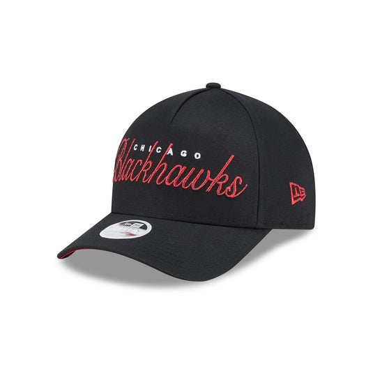 Chicago Blackhawks Metallic Women's 9FORTY M-Crown A-Frame Snapback Hat - New Era Cap