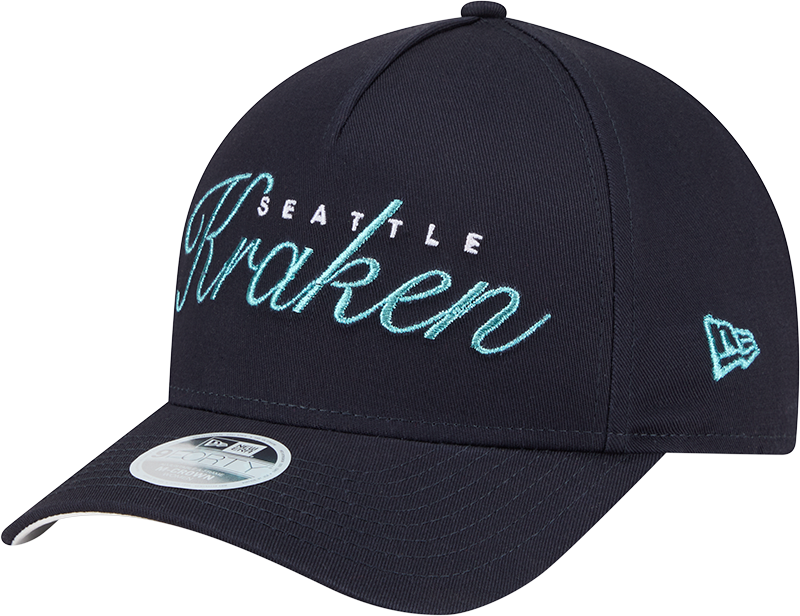 Seattle Kraken Metallic Women's 9FORTY M-Crown A-Frame Snapback Hat