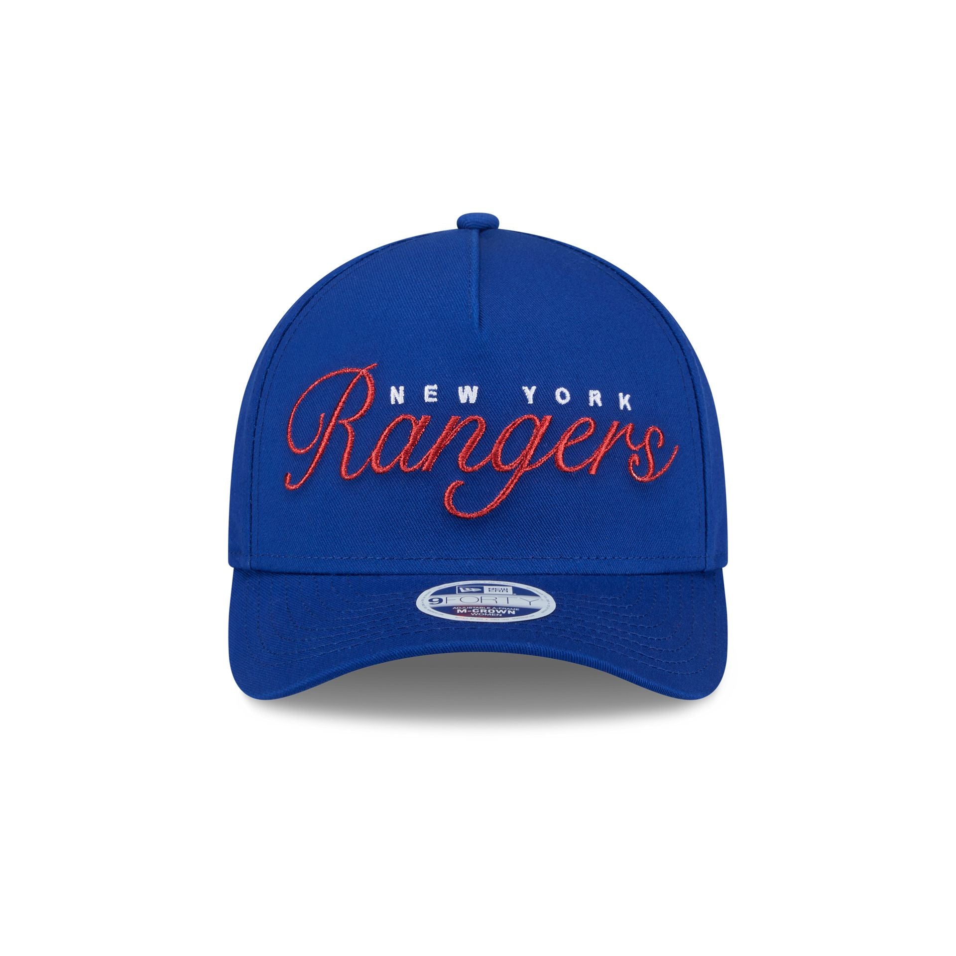 New York Rangers Metallic Women's 9FORTY M-Crown A-Frame Snapback Hat