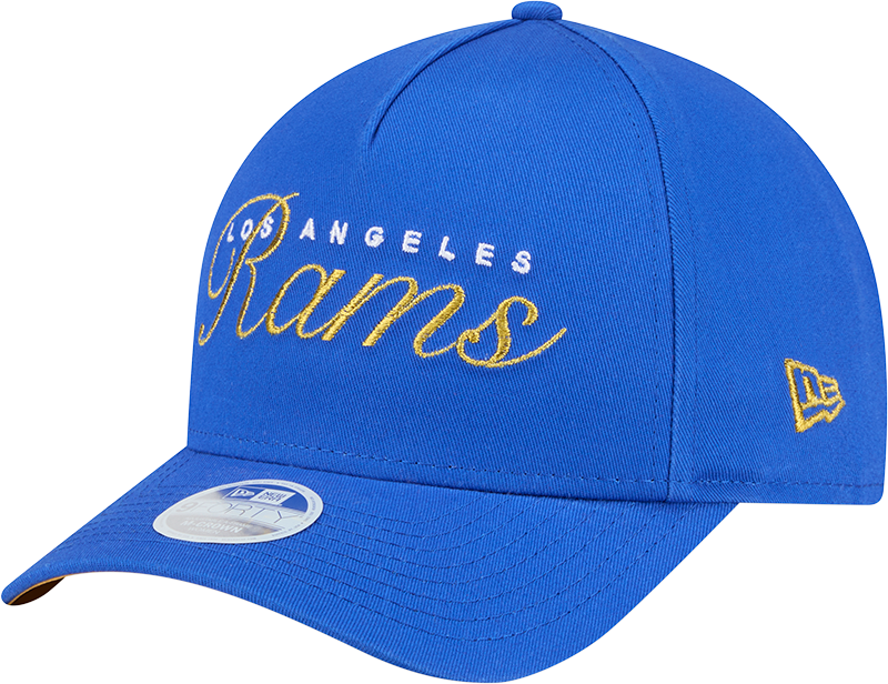 Los Angeles Rams Metallic Women's 9FORTY M-Crown A-Frame Snapback Hat