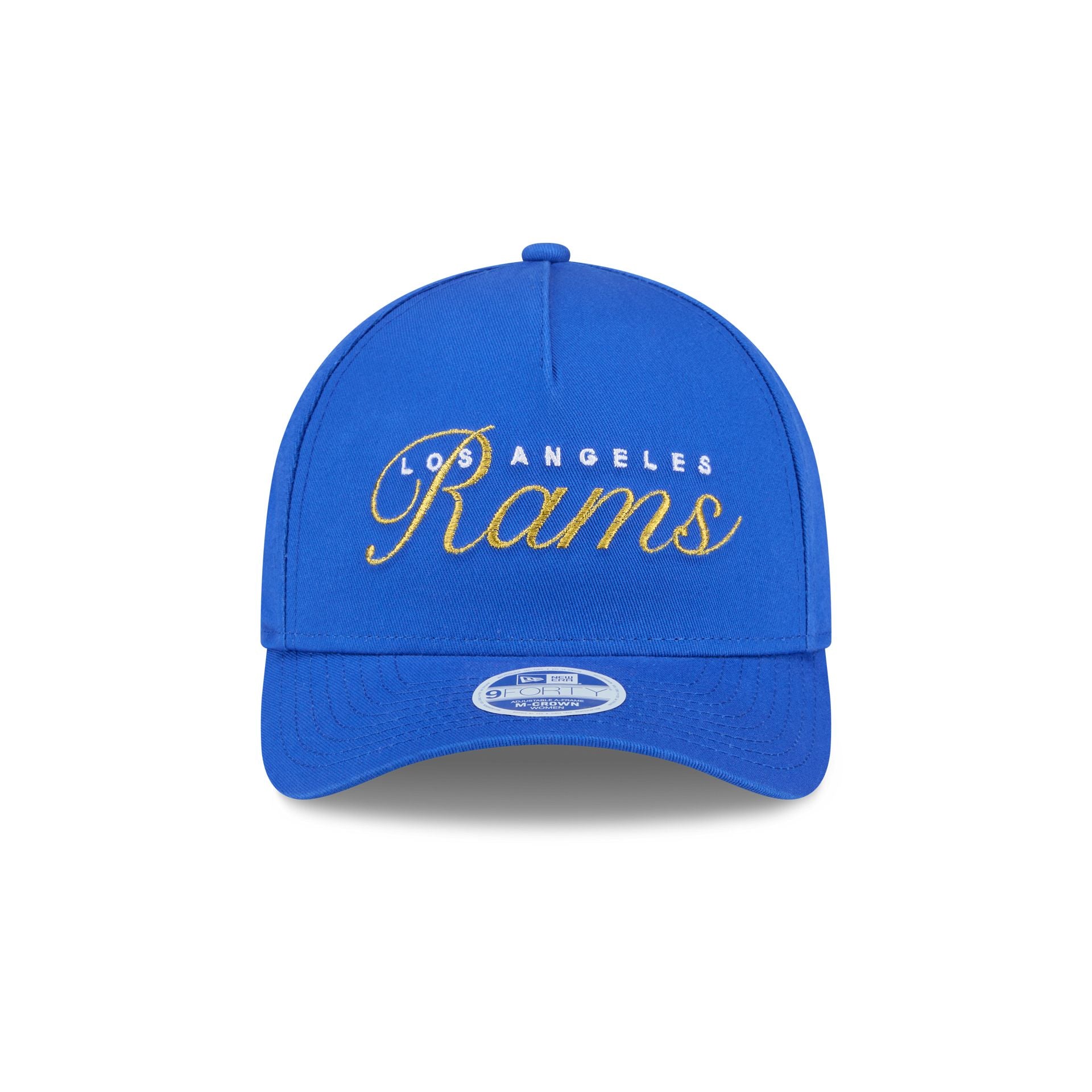 Los Angeles Rams Metallic Women's 9FORTY M-Crown A-Frame Snapback Hat