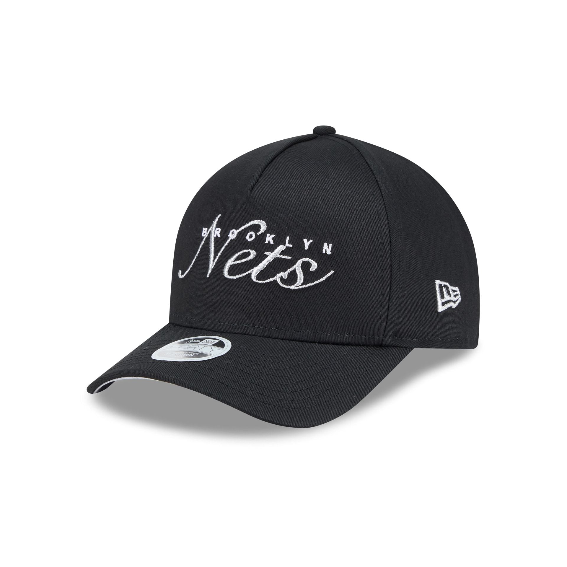 Brooklyn Nets Metallic Women's 9FORTY M-Crown A-Frame Snapback Hat