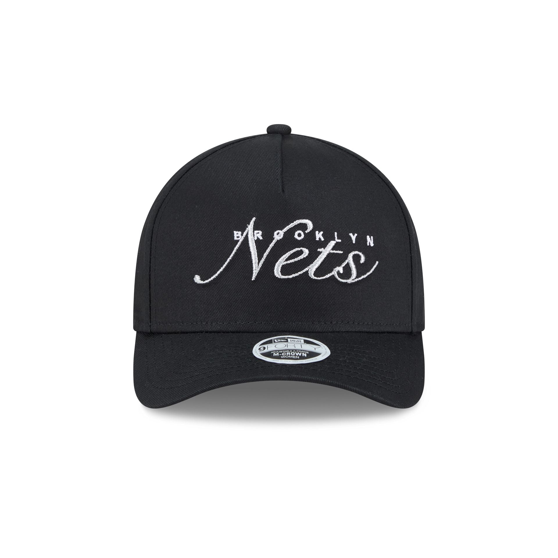 Brooklyn Nets Metallic Women's 9FORTY M-Crown A-Frame Snapback Hat