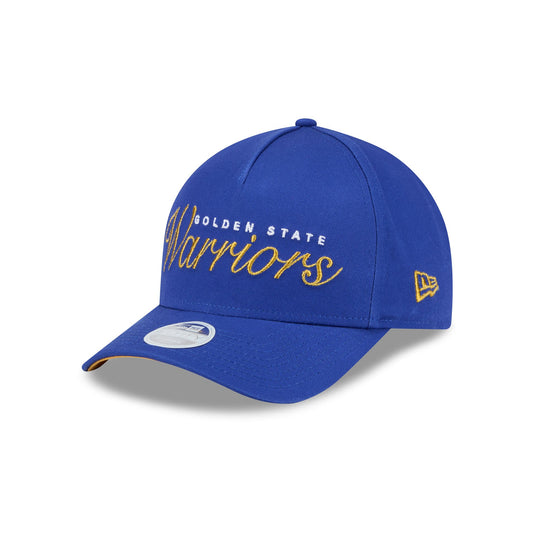 Golden State Warriors Metallic Women's 9FORTY M-Crown A-Frame Snapback Hat - New Era Cap