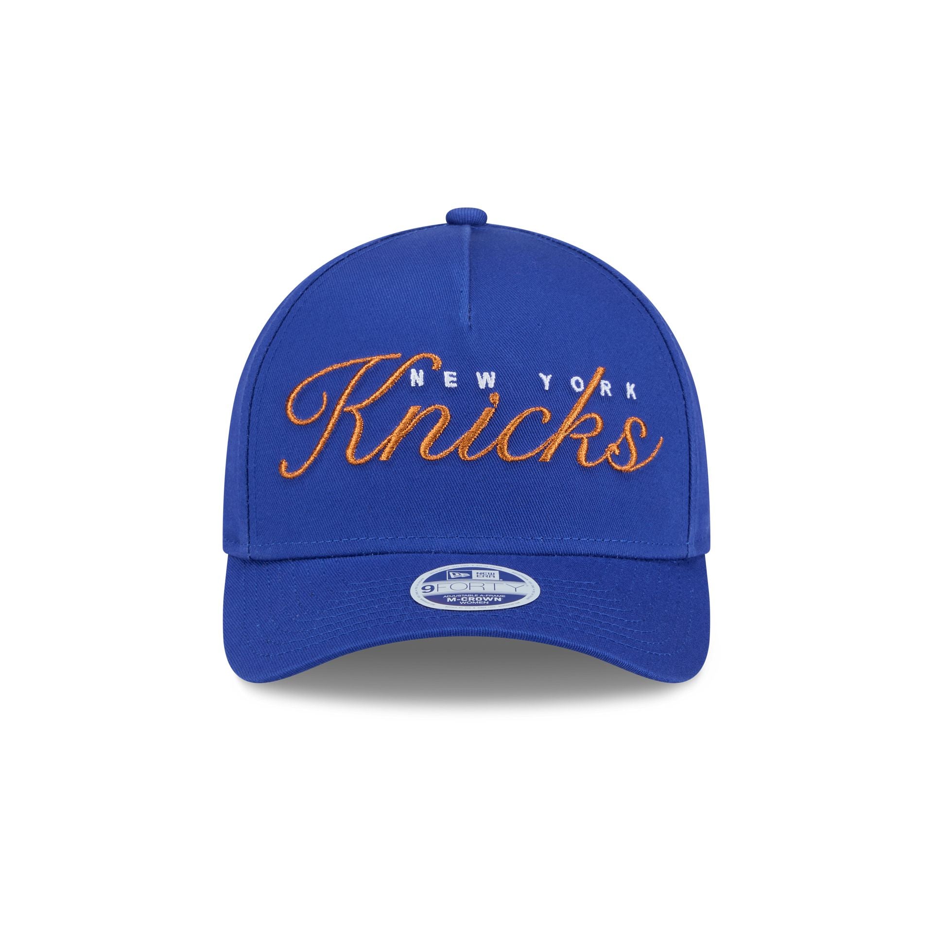 New York Knicks Metallic Women's 9FORTY M-Crown A-Frame Snapback Hat