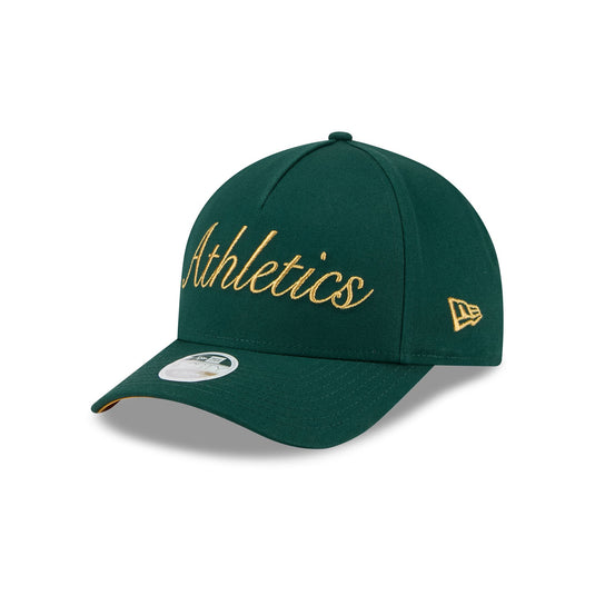 Athletics Metallic Women's 9FORTY M-Crown A-Frame Snapback Hat - New Era Cap