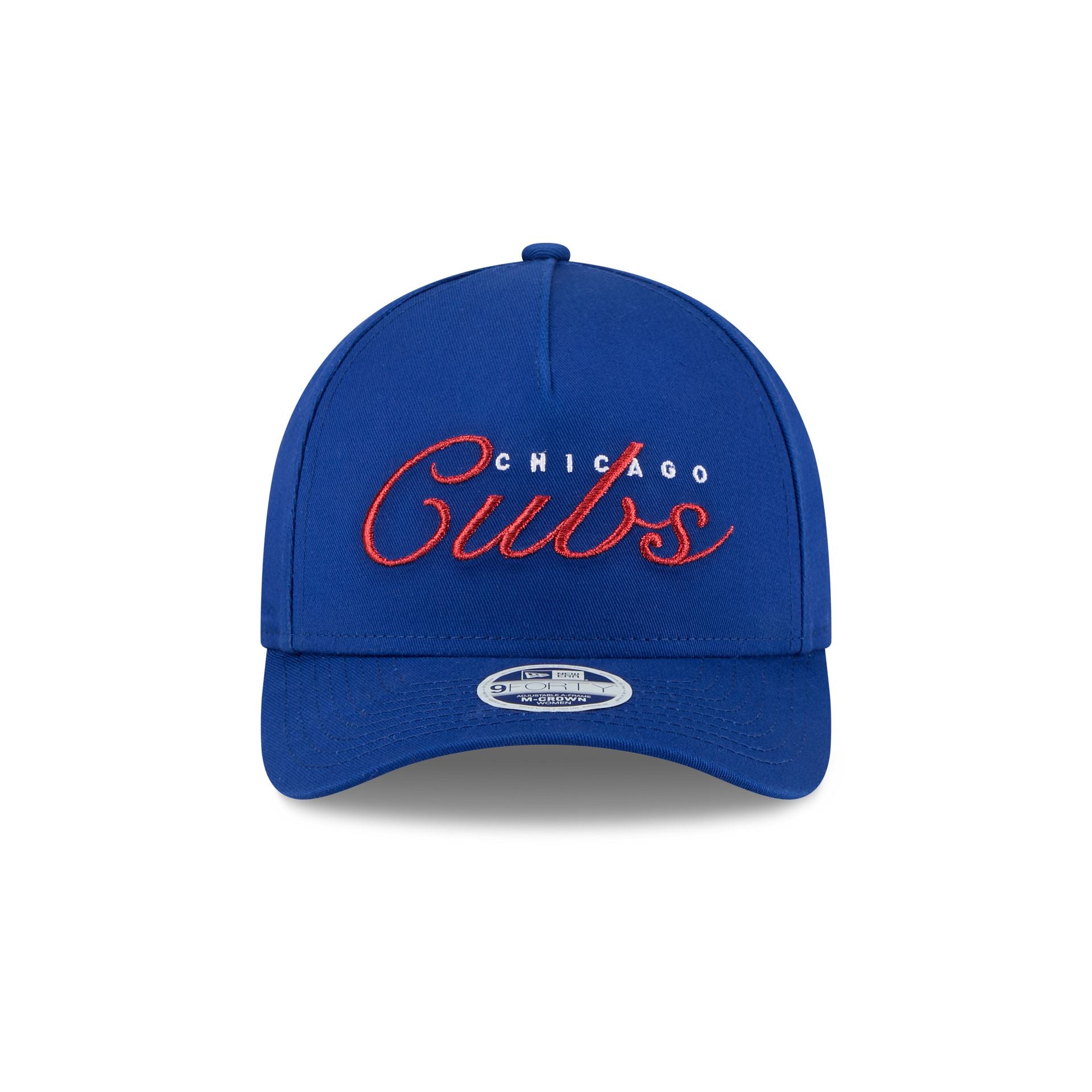 Chicago Cubs Metallic Women's 9FORTY M-Crown A-Frame Snapback Hat