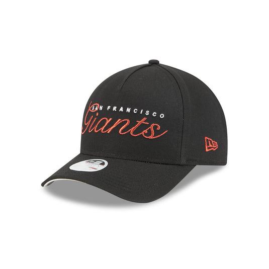 San Francisco Giants Metallic Women's 9FORTY M-Crown A-Frame Snapback Hat - New Era Cap