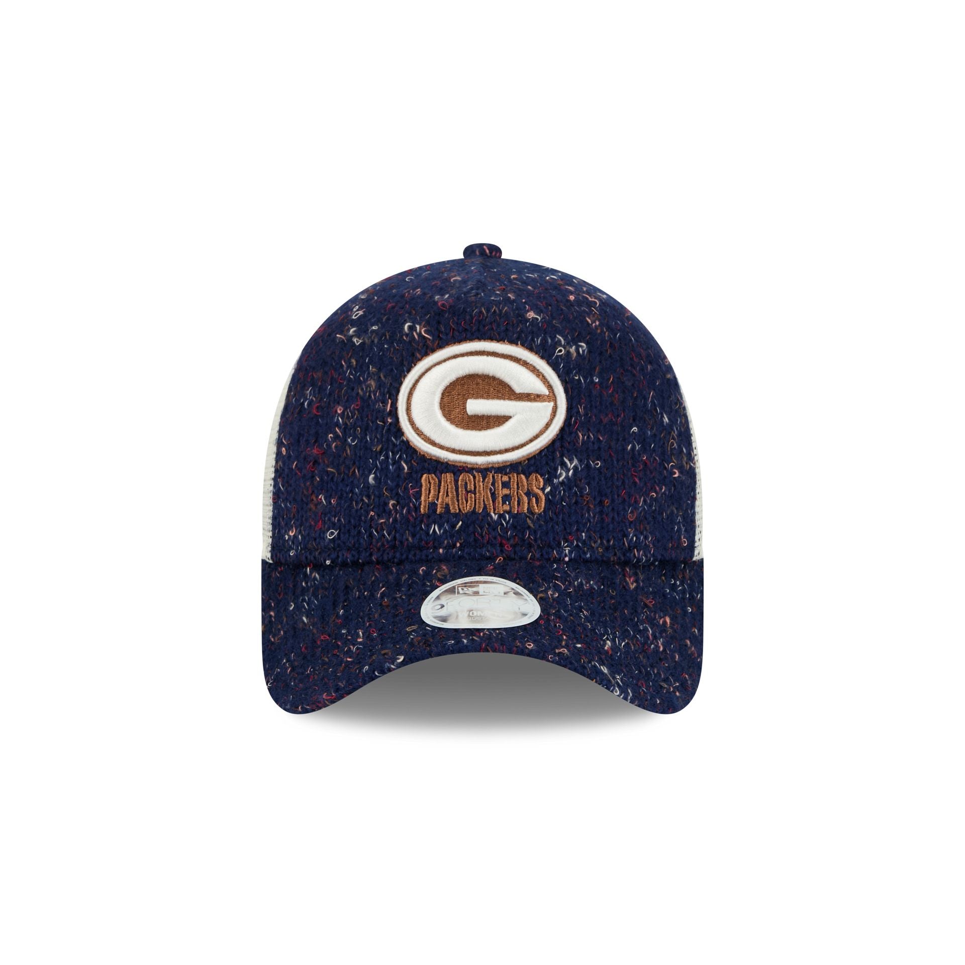 Green Bay Packers Knit Women's 9FORTY A-Frame Trucker Hat