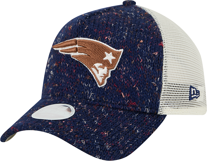 New England Patriots Knit Women's 9FORTY A-Frame Trucker Hat
