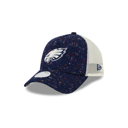 Philadelphia Eagles Knit Women's 9FORTY A-Frame Trucker Hat - New Era Cap
