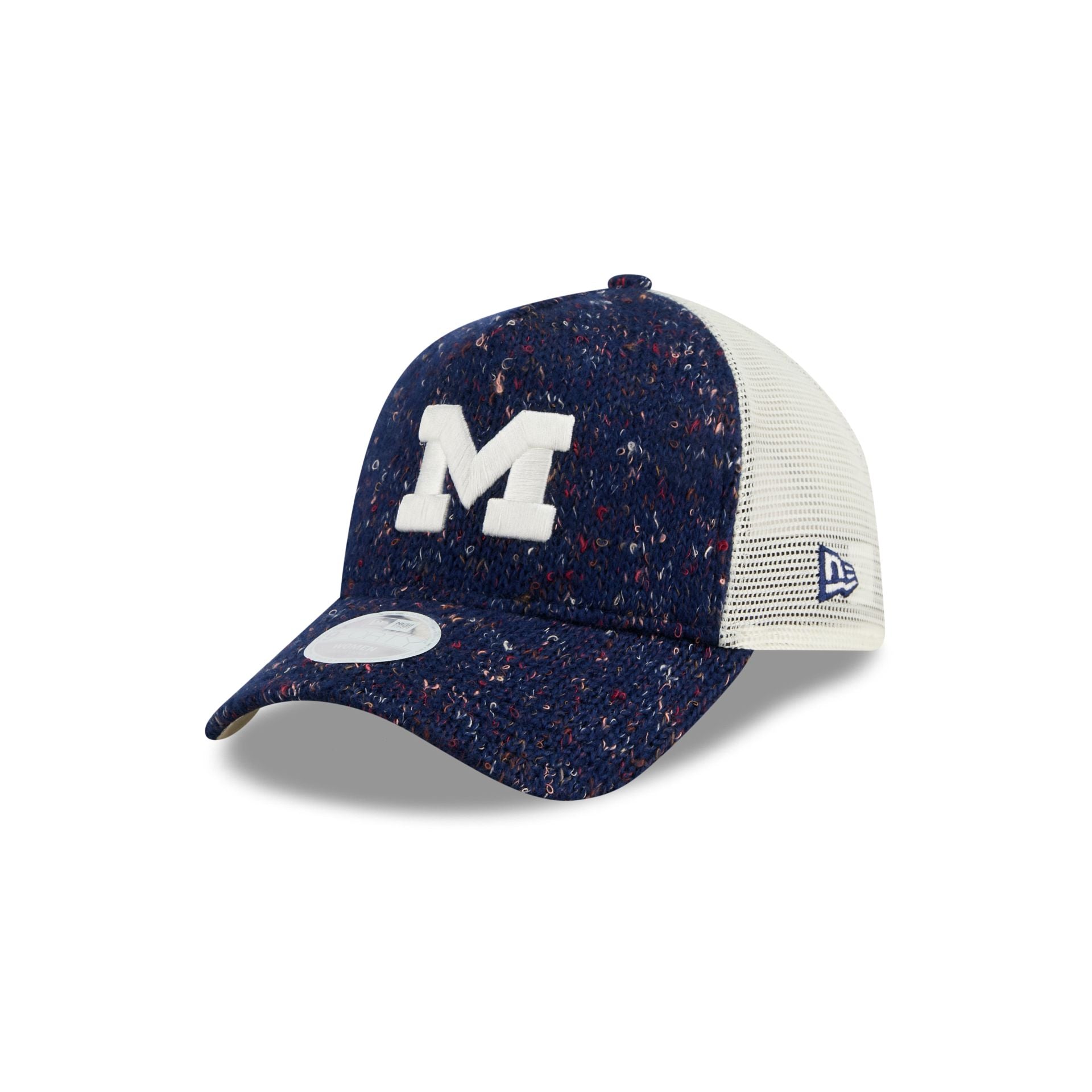 Michigan Wolverines Knit Women's 9FORTY A-Frame Trucker Hat