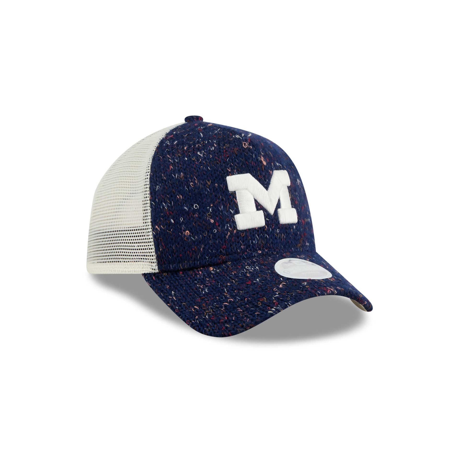 Michigan Wolverines Knit Women's 9FORTY A-Frame Trucker Hat