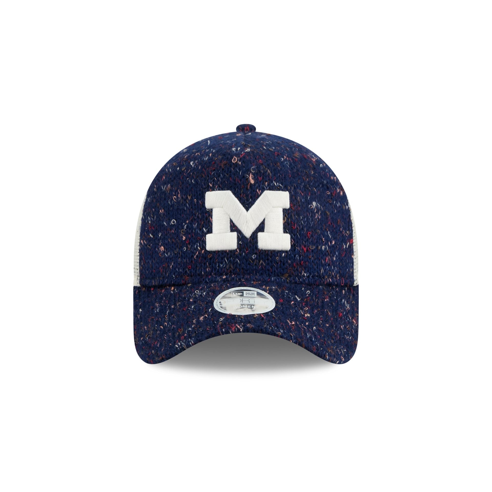 Michigan Wolverines Knit Women's 9FORTY A-Frame Trucker Hat