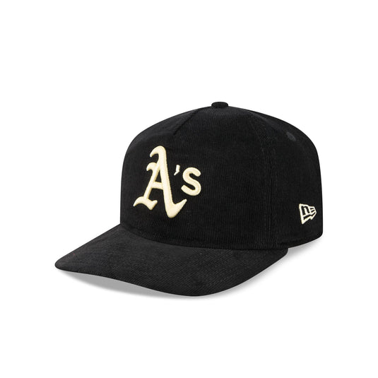 Athletics Nostalgic Black Corduroy 19TWENTY Adjustable Hat - New Era Cap