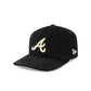 Atlanta Braves Nostalgic Black Corduroy 19TWENTY Adjustable Hat