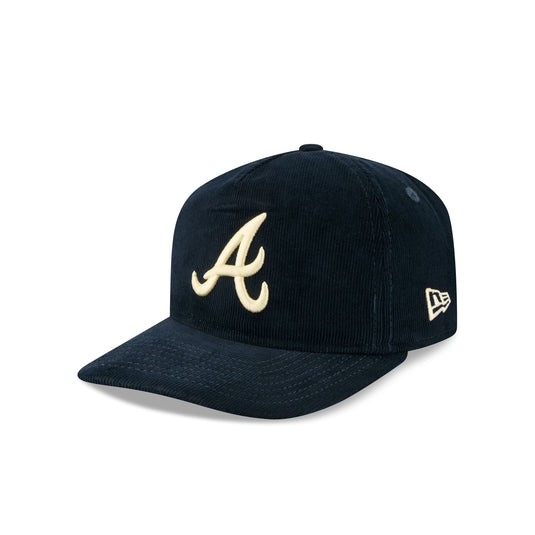Atlanta Braves Nostalgic Navy Corduroy 19TWENTY Adjustable Hat - New Era Cap