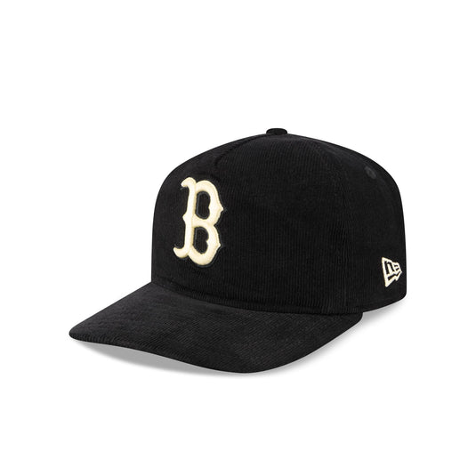 Boston Red Sox Nostalgic Black Corduroy 19TWENTY Adjustable Hat - New Era Cap