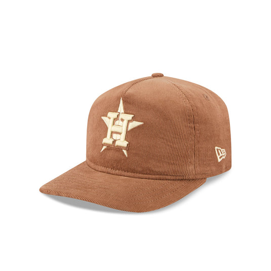 Houston Astros Nostalgic Brown Corduroy 19TWENTY Adjustable Hat - New Era Cap