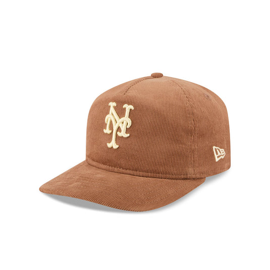 New York Mets Nostalgic Brown Corduroy 19TWENTY Adjustable Hat - New Era Cap