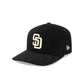 San Diego Padres Nostalgic Black Corduroy 19TWENTY Adjustable Hat