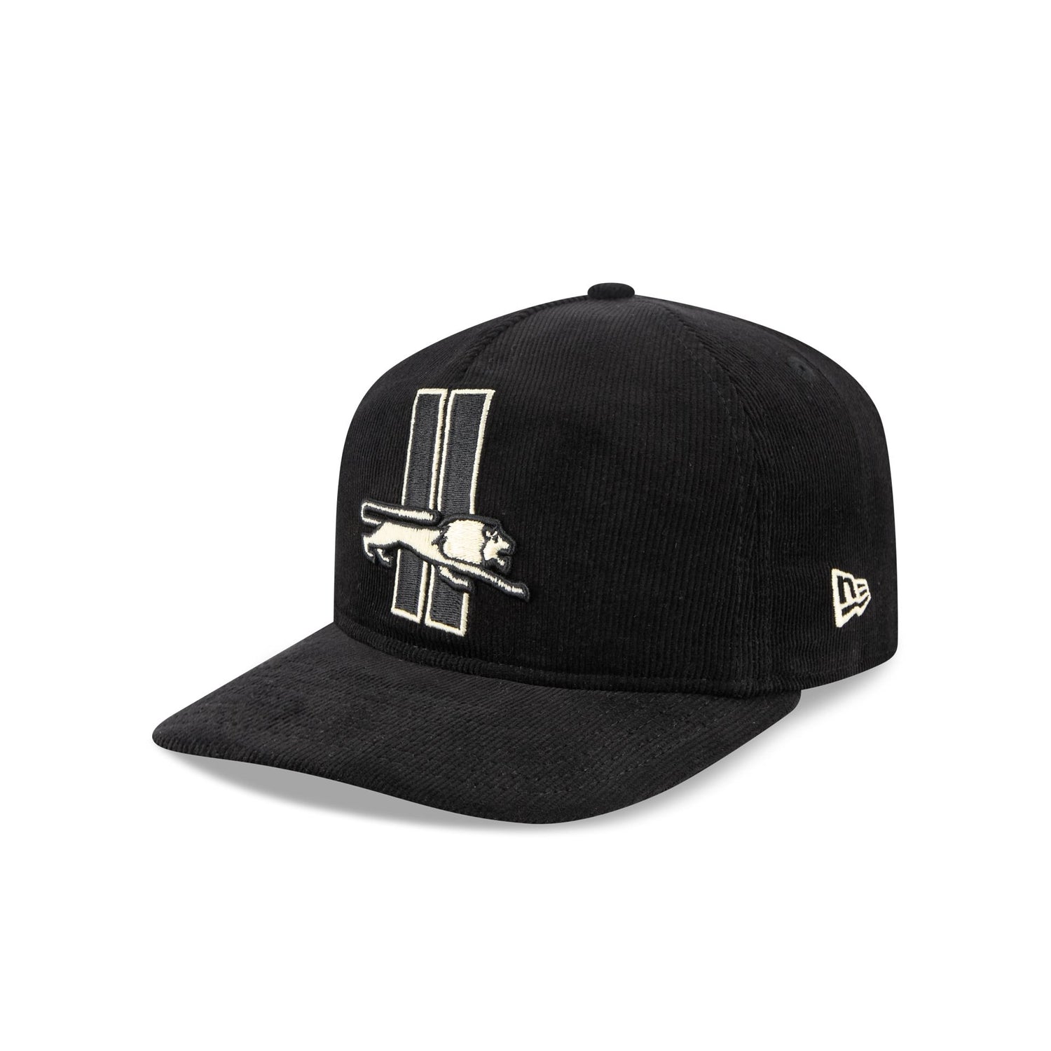 Detroit Lions Nostalgic Black Corduroy 19TWENTY Adjustable Hat