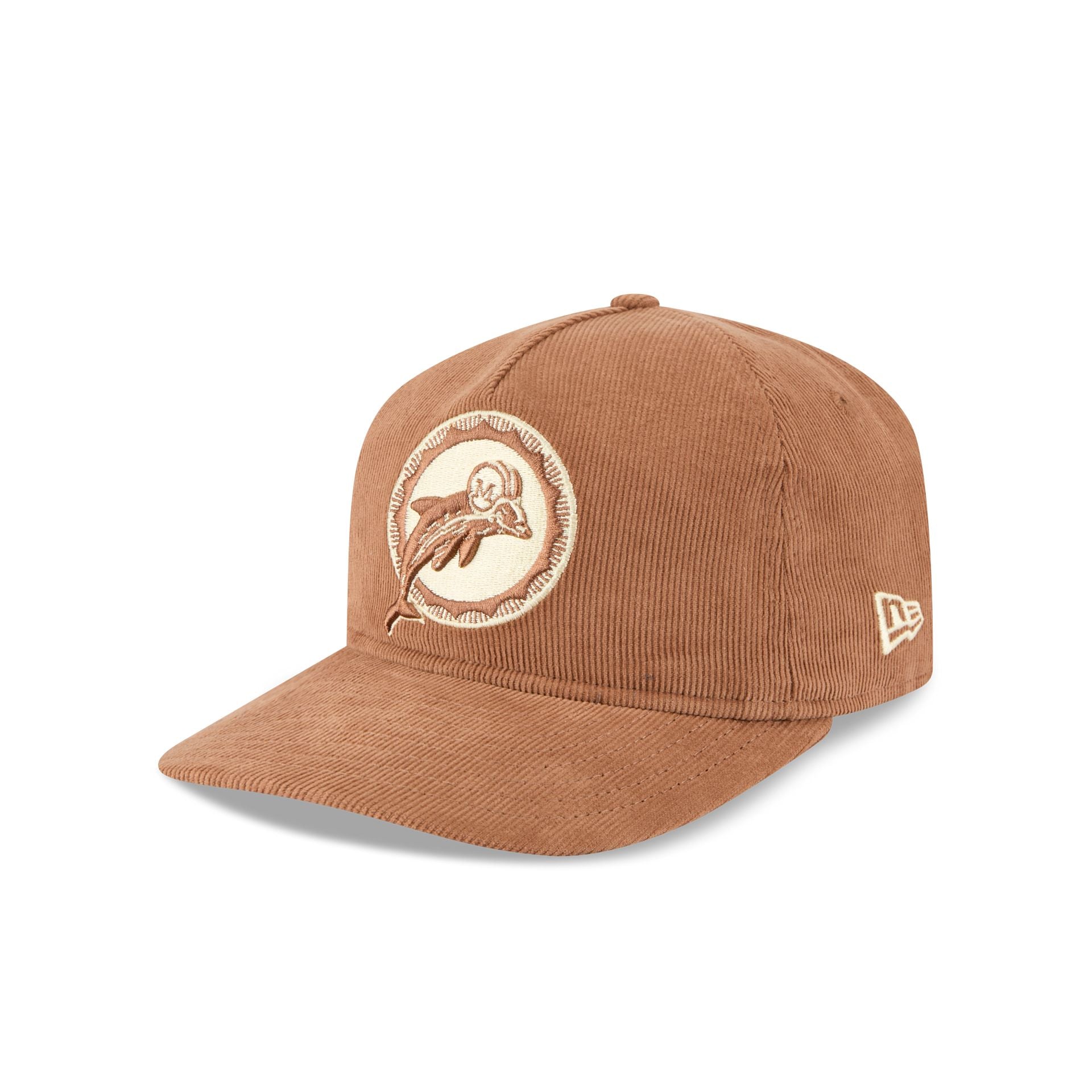 Miami Dolphins Nostalgic Brown Corduroy 19TWENTY Adjustable Hat