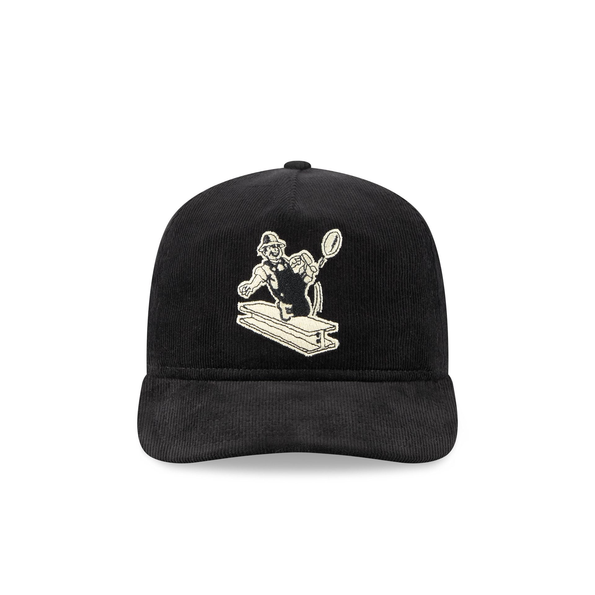 Pittsburgh Steelers Nostalgic Black Corduroy 19TWENTY Adjustable Hat