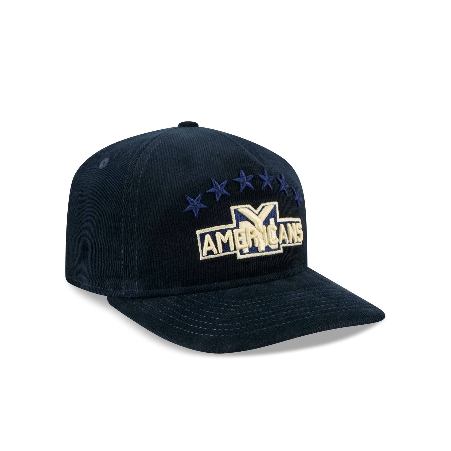 New York Americans Nostalgic Navy Corduroy 19TWENTY Adjustable Hat