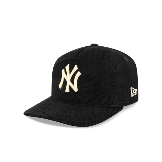 New York Yankees Nostalgic Black Corduroy 19TWENTY Adjustable Hat - New Era Cap