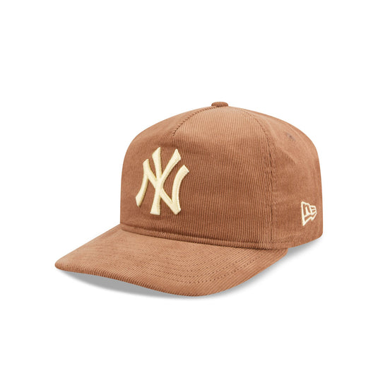 New York Yankees Nostalgic Brown Corduroy 19TWENTY Adjustable Hat - New Era Cap