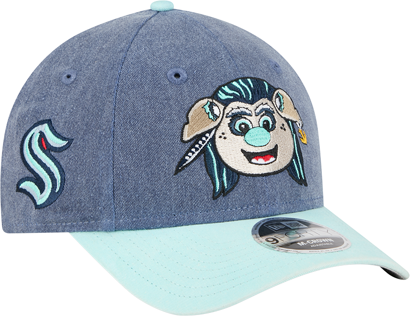 Seattle Kraken Mascot 9FORTY M-Crown Snapback Hat