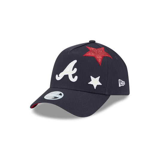 Atlanta Braves Stardom Women's 9FORTY A-Frame Snapback Hat - New Era Cap