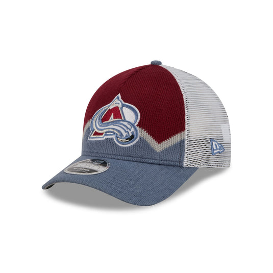 Colorado Avalanche Sock 9FORTY M-Crown A-Frame Trucker Hat - New Era Cap