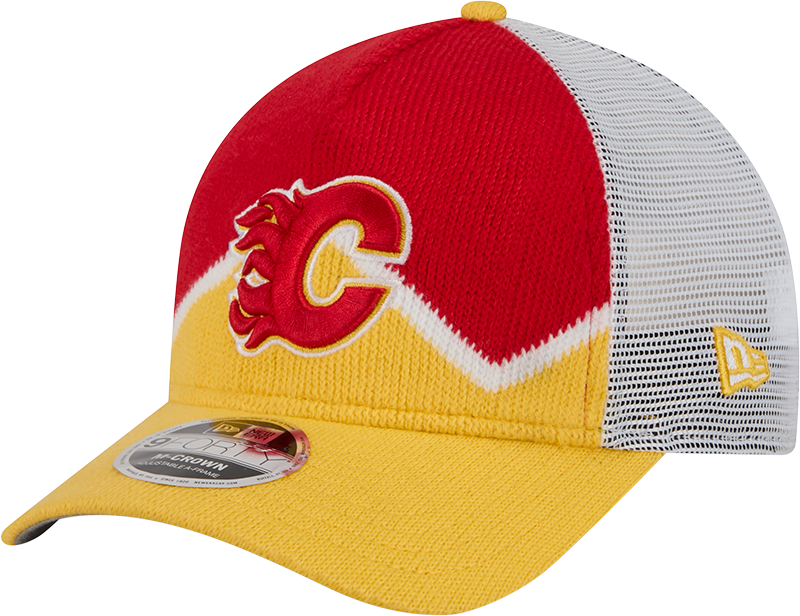 Calgary Flames Sock 9FORTY M-Crown A-Frame Trucker Hat