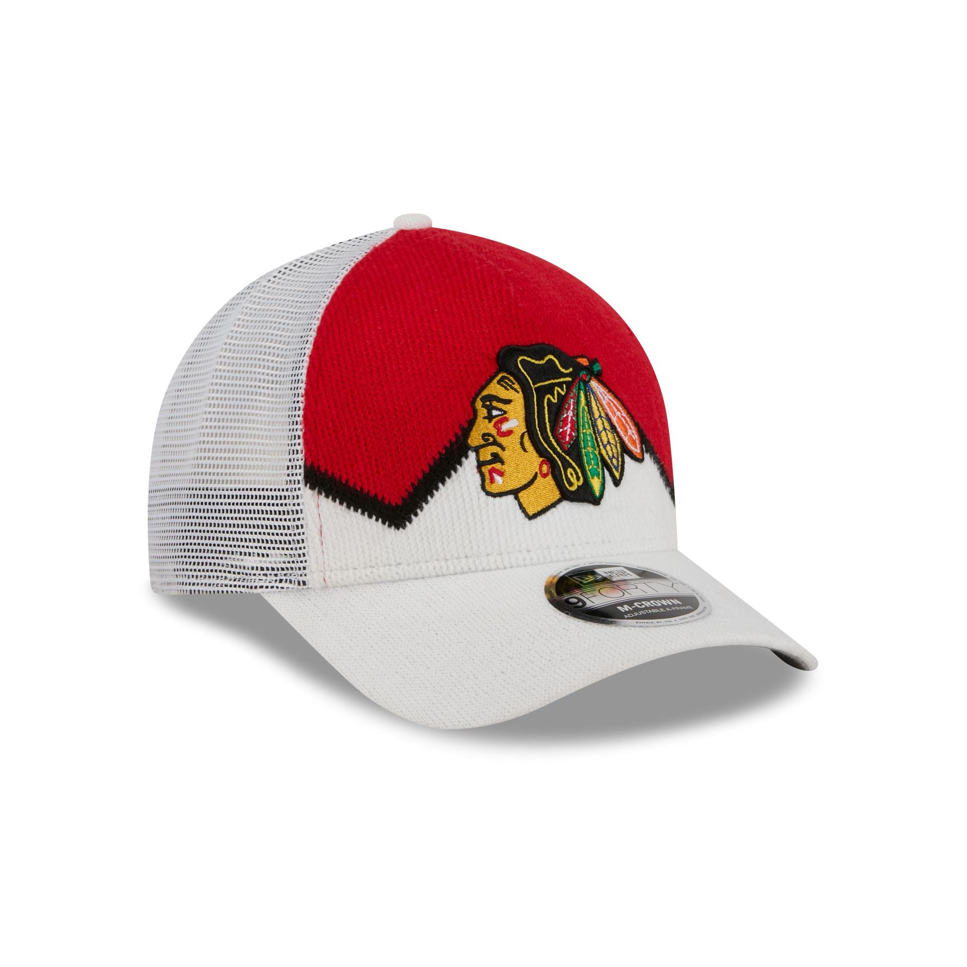 Chicago Blackhawks Sock 9FORTY M-Crown A-Frame Trucker Hat