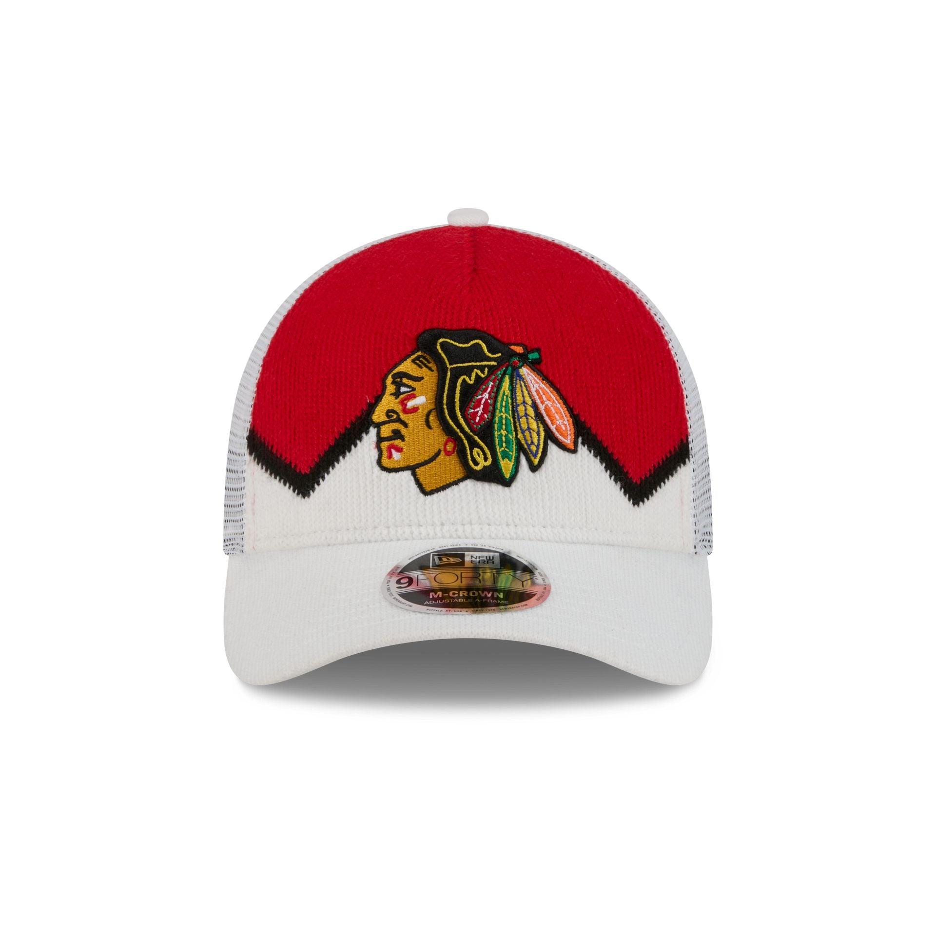 Chicago Blackhawks Sock 9FORTY M-Crown A-Frame Trucker Hat
