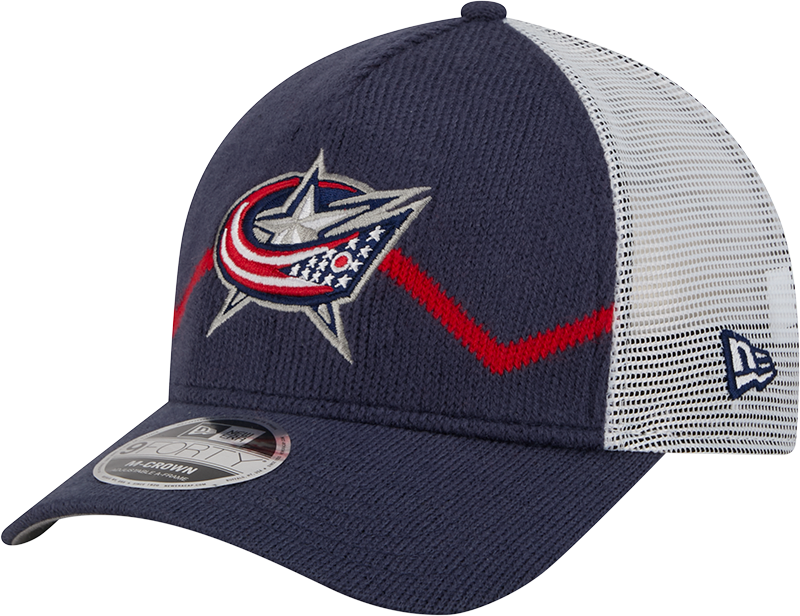 Columbus Blue Jackets Sock 9FORTY M-Crown A-Frame Trucker Hat