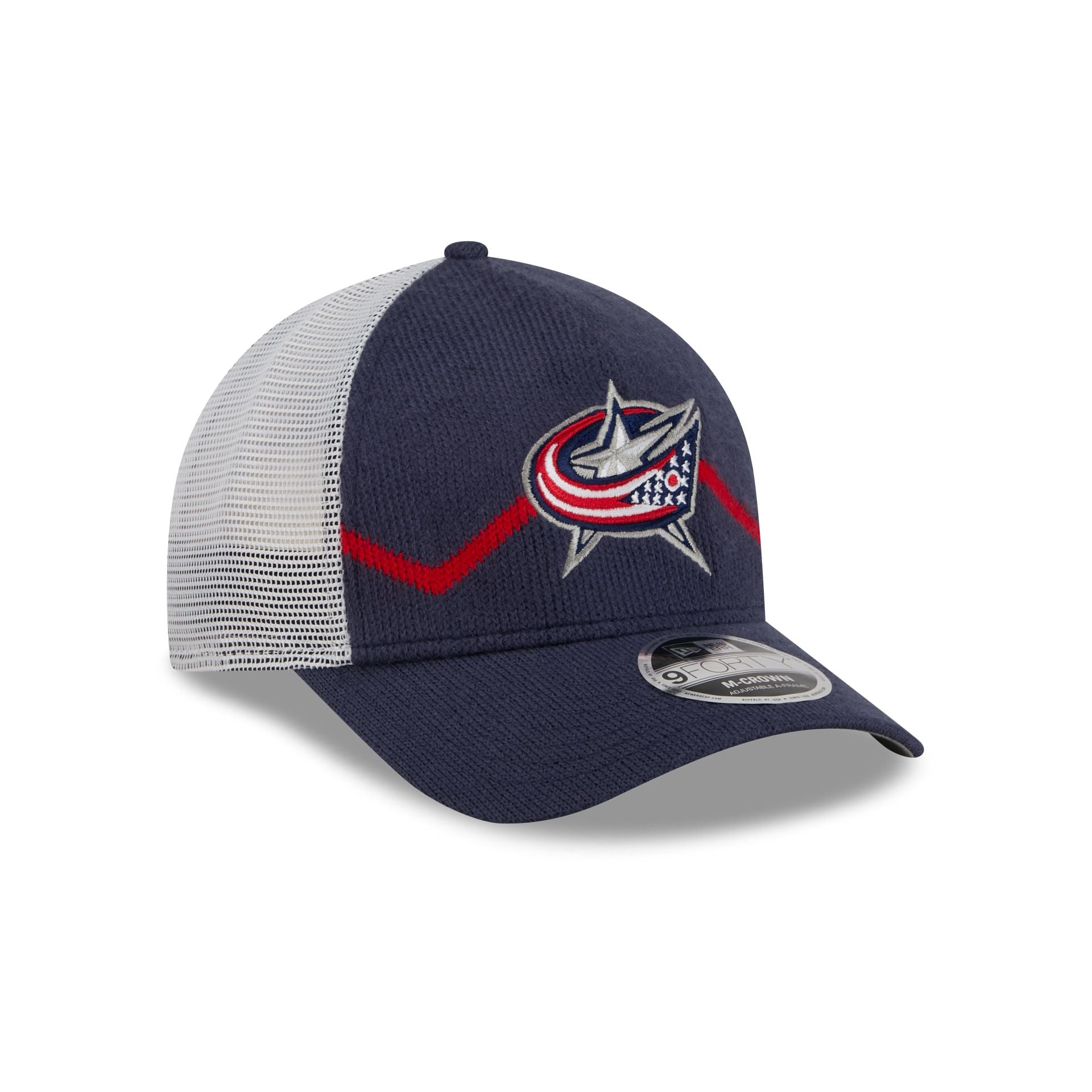Columbus Blue Jackets Sock 9FORTY M-Crown A-Frame Trucker Hat