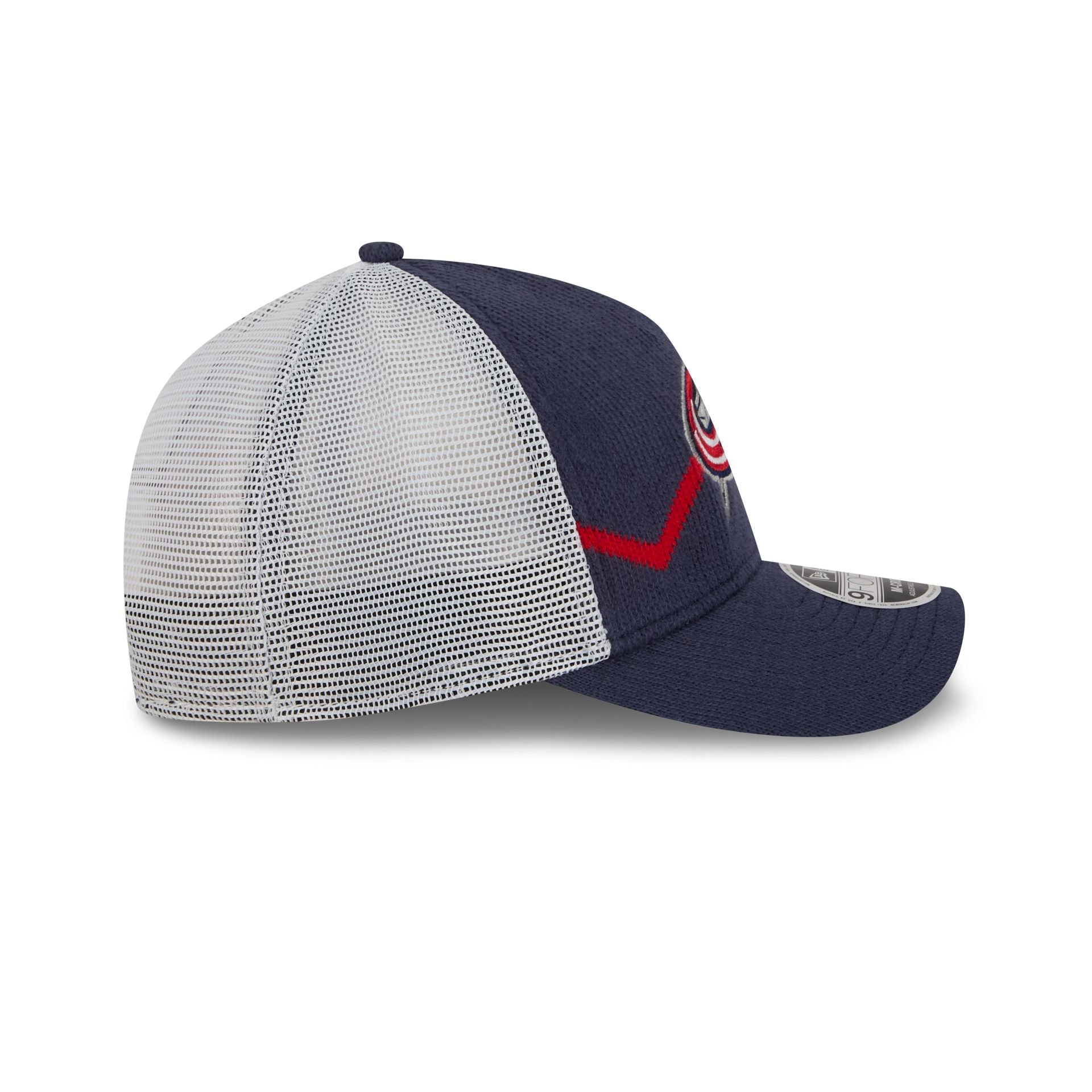 Columbus Blue Jackets Sock 9FORTY M-Crown A-Frame Trucker Hat