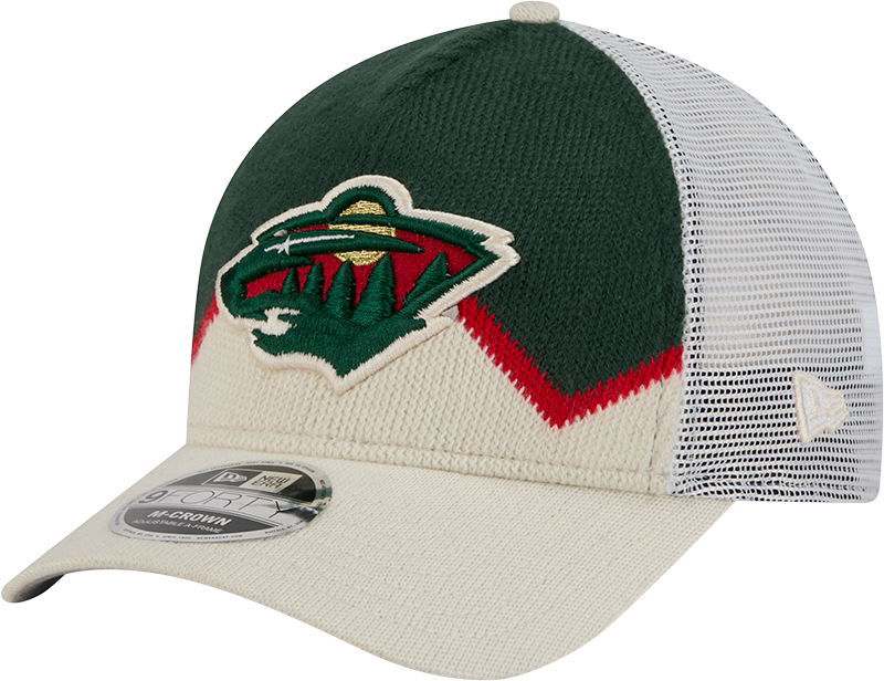 Minnesota Wild Sock 9FORTY M-Crown A-Frame Trucker Hat