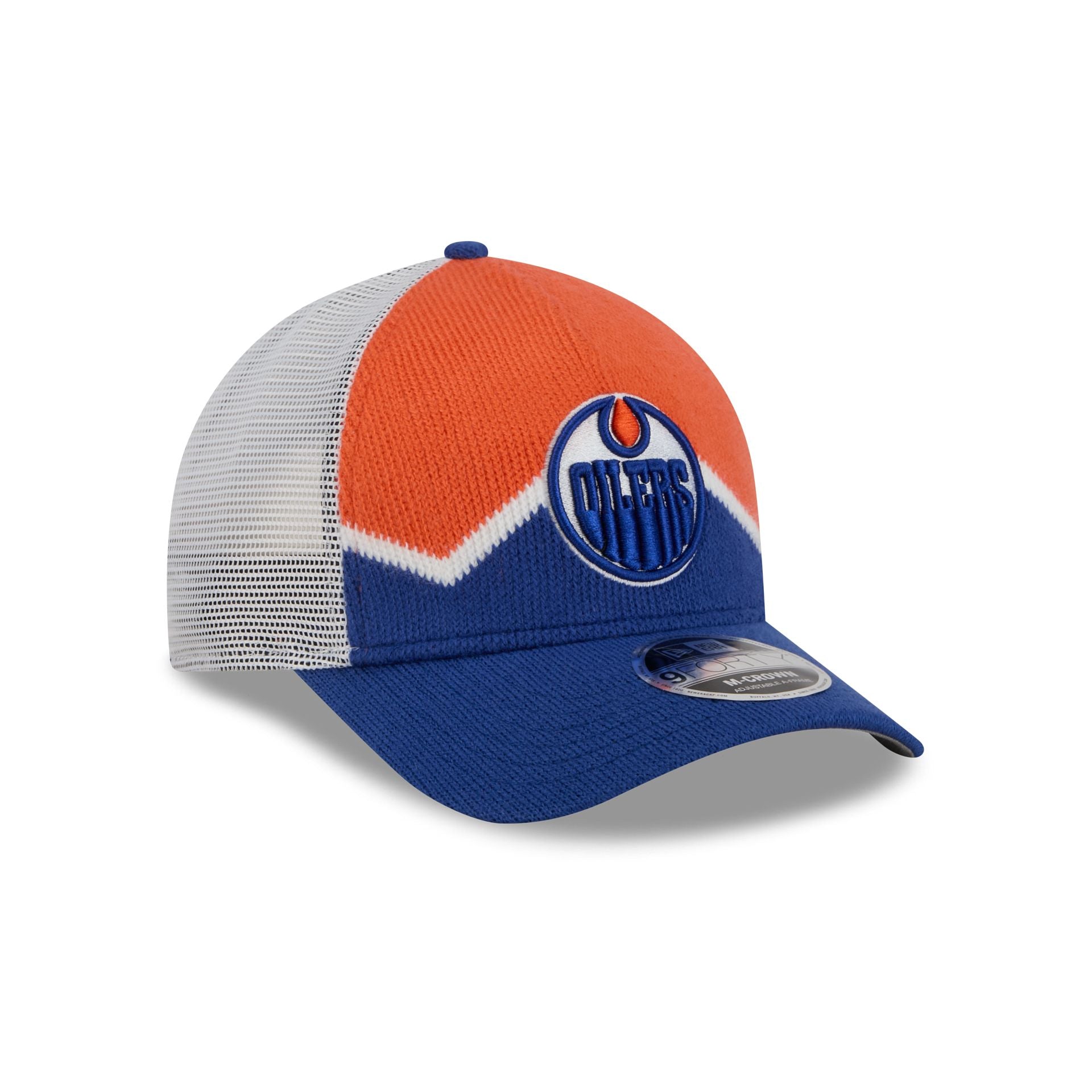 Edmonton Oilers Sock 9FORTY M-Crown A-Frame Trucker Hat