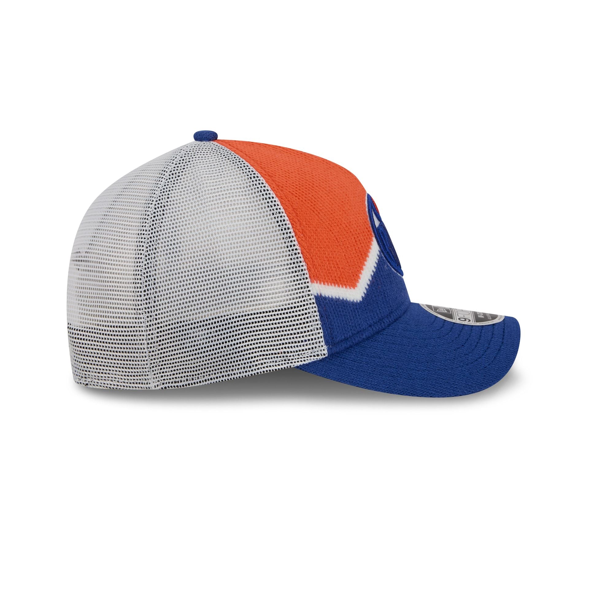 Edmonton Oilers Sock 9FORTY M-Crown A-Frame Trucker Hat