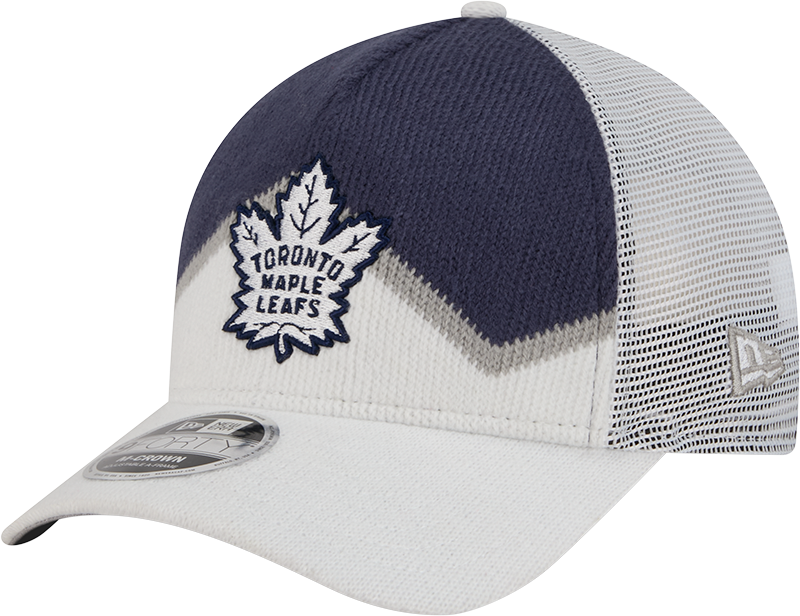 Toronto Maple Leafs Sock 9FORTY M-Crown A-Frame Trucker Hat