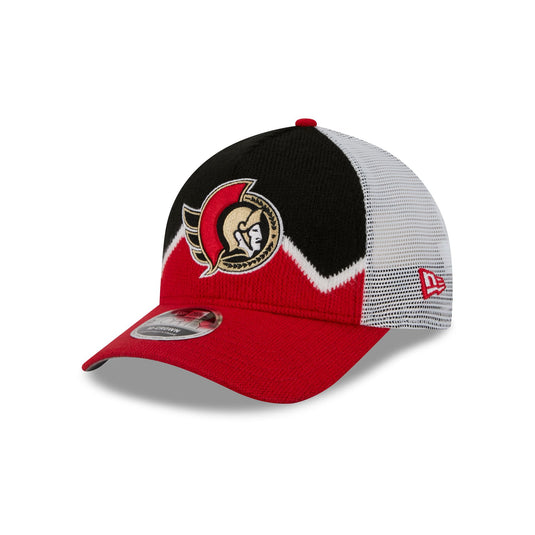 Ottawa Senators Sock 9FORTY M-Crown A-Frame Trucker Hat - New Era Cap