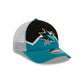 San Jose Sharks Sock 9FORTY M-Crown A-Frame Trucker Hat