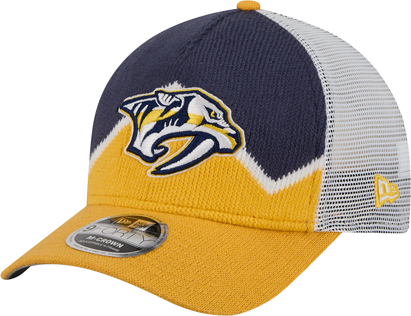 Nashville Predators Sock 9FORTY M-Crown A-Frame Trucker Hat