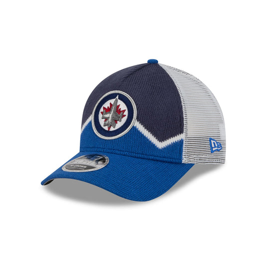 Winnipeg Jets Sock 9FORTY M-Crown A-Frame Trucker Hat - New Era Cap