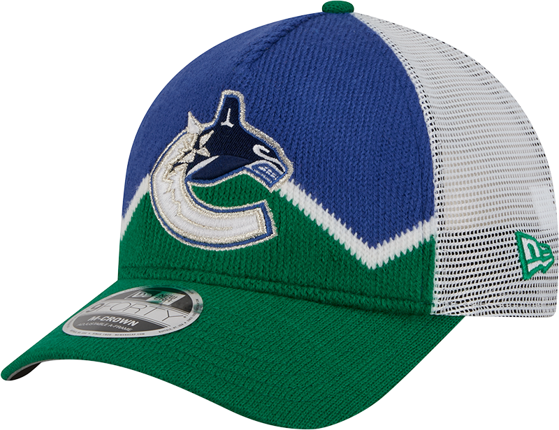 Vancouver Canucks Sock 9FORTY M-Crown A-Frame Trucker Hat